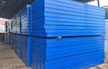 Опалубка стен на объекте в Челябинске